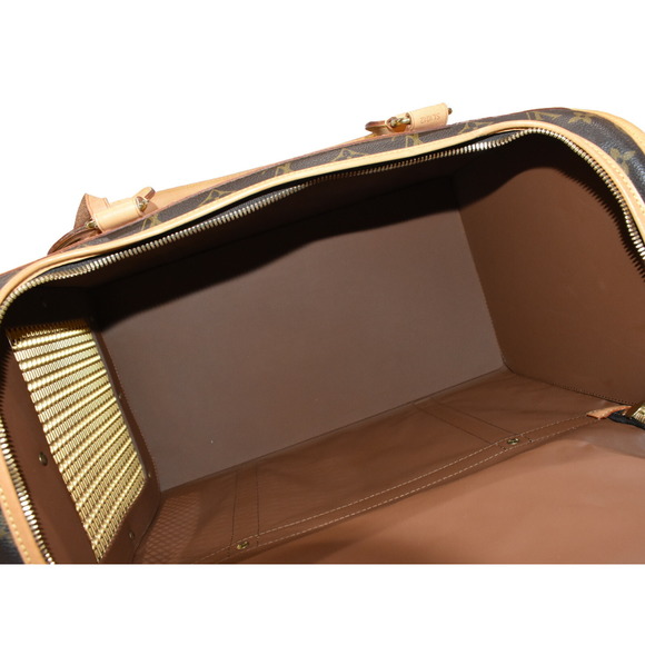 Louis Vuitton Sacchan 40 Dog Carrier Monogram Brown - Picture 9 of 14